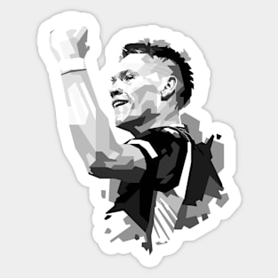 Scott McTominay Greyscale fan art Sticker